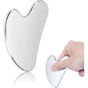 Facial Gua Sha Scraping Massage Tool - RVS Gezichtscraper - Oog- en Lichaamsmassager voor Gezichtsverzorging - Lifting, Anti-Aging, Anti-Rimpel