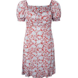 Pepe Jeans Pavana Jurk Met Korte Mouwen Rood M Vrouw