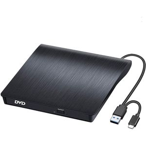 CRLYN® Externe DVD Speler Voor Laptop - CD Brander - Plug & Play - Zwart