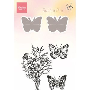 Marianne Design Stamp en die sets Tiny's Butterflies