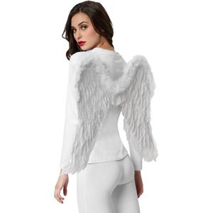 dressforfun - Betoverende engelenvleugels 74 x 54 cm - verkleedkleding kostuum halloween verkleden feestkleding carnavalskleding carnaval feestkledij partykleding - 303396