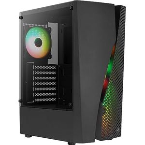 PC ATX Behuizing met Getemperd Glas en 4 RGB Ventilatoren