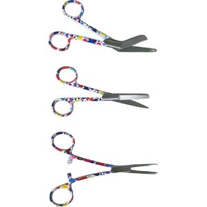 Verpleegkundige Scharenset - Candy Hearts | MDR Gecertificeerd - Zorg - Kocher - Cadeau - Verpleegster - Accessoires - Nurse Cadeau - Verpleegkundige Schaar - Verpleegkundige Artikelen