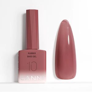Canni Rubber Base UV Gellak Wijn Mauve - 9 ml - 10 - Rubber Base Coat - Rubber Base Gel - Rubber Base Gellac - Canni Gellak - Gellak Nagellak