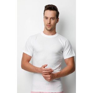 6 pack Onderhemd Heren Met Ronde Hals-Katoen-Wit-Maat 2XL