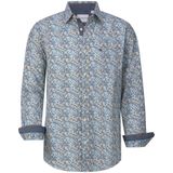 Babista - ORLAN - Overhemd - Lichtblauw - Houndstooth-patroon