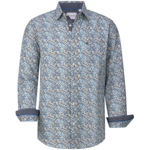 Babista - ORLAN - Overhemd - Lichtblauw - Houndstooth-patroon