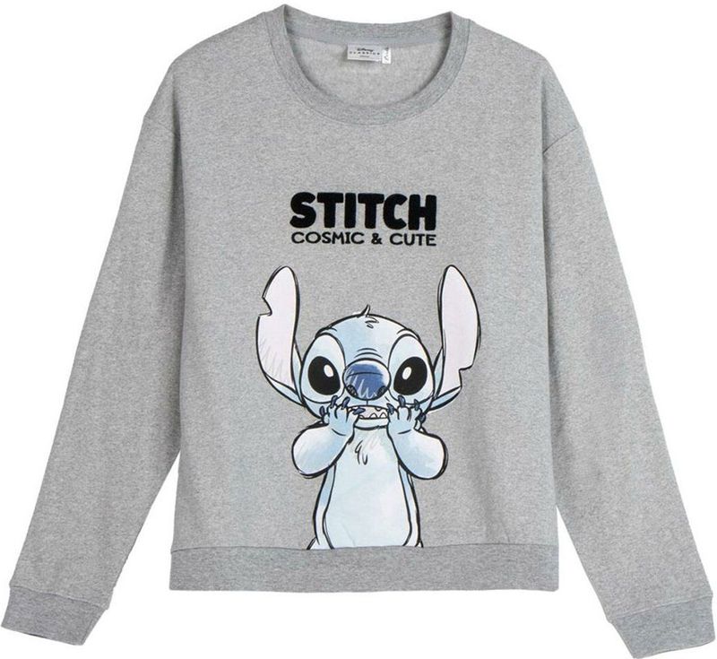 Stitch - Sweatshirt - Grijs - Katoen