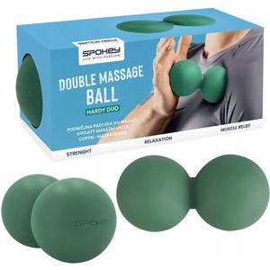Spokey - Hardy Duo - Massagebal - Dubbel - 16x8 cm - Fitnessuitrusting