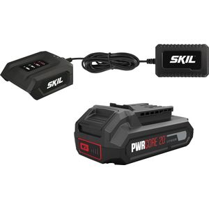 SKIL Accu 20V - Voor Skil Pwrcore 20 Gereedschap - 2,0ah - Li-Ion - LED-indicator - Inclusief Oplader - Skil 3133 AA