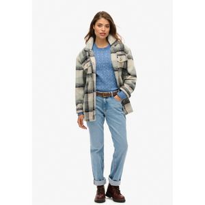 Superdry - Getailleerde Kabeltrui - Dames - Sweaters