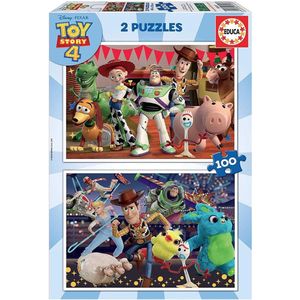 Toy Story 4 Educa 18101 2 x 100 stukjes