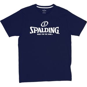 Spalding Essential Logo T-Shirt Heren - Marine
