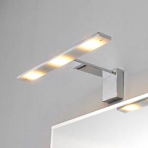 Lindby - LED wandlamp - 3 lichts - metaal, acryl - H: 8.8 cm - chroom, wit gesatineerd - Inclusief lichtbronnen