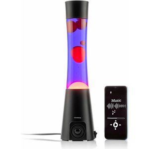 InnovaGoods - Lava Lamp met Speaker - Retro Design - Bluetooth 5.0 - 3 W