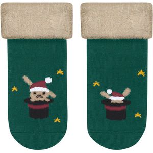 FALKE Baby Magic Bunny gedessineerd katoen sokken baby groen - maat 62-68