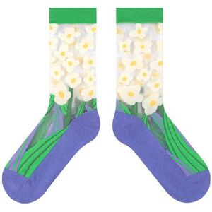 Bloemen Sokken - Katoen - Unisex - Maat 38-45