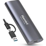 Hamlet - HXDM2-10GY - Externe Behuizing - Grijs - M.2 NVMe - USB 3.2 Gen 2