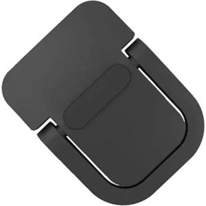 Laptop pootjes - Kantelbaar - Aluminium - Met plakstrip - Zwart