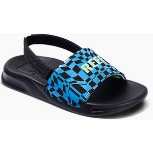 Slipper Reef Kids Little One Slide Swell Checkers-Schoenmaat 22
