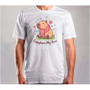 Capybara My Love - T Shirt - CuteGift - AdorableGift - GiftVibes - SoCute - SchattigCadeau - LiefCadeau - CadeauVibes - ZoLief - Capy - Capybara