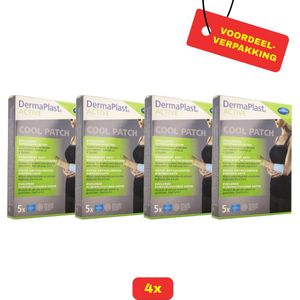 4X DermaPlast Active Cool Patch - 4x 5 stuks - Voordeelverpakking!