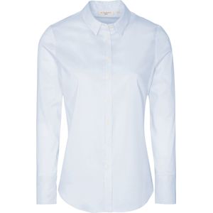 ETERNA dames blouse slim fit - stretch performance shirt - lichtblauw - Maat: 40