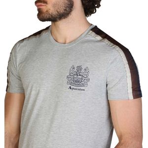 Aquascutum - QMT017M0-03 - T-shirt - Navy - Heren