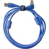 UDG Ultimate Audio Cable USB 2.0 A-B Blue Angled 1m (U95004LB) - Kabel voor DJs
