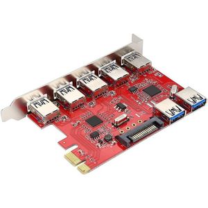 PCI naar USB uitbreidingskaart - Ultrasnelle overdrachtssnelheden, hoge capaciteit .