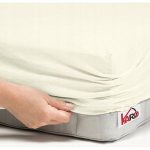 Jersey laken met elastiek 200x220 ecru KARO