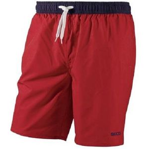 Beco Zwemshort Heren Polyester/elastaan Navy/rood Maat M