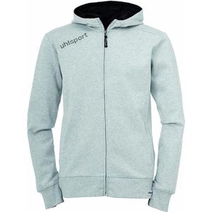 Uhlsport Essential Hood Jacket Grijs Melange Maat XXS