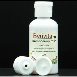 Frambozenzaad Olie Puur 50ml - Frambozenpitolie, Frambozen olie van frambozenpitten - Frambozenolie voor de Huid