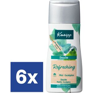 Kneipp Refreshing Douchegel Munt & Eucalyptus - 6 x 200 ml
