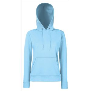 Fruit of the Loom - Lady-Fit Classic Hoodie - Poederblauw - XS