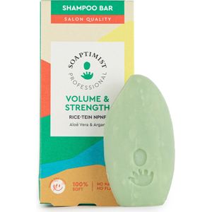 Soaptimist Shampoo Bar Volume & Strength - Voor volume en veerkracht - Geen parabenen, siliconen of sulfaten - 70G, goed voor 80+ wasbeurten