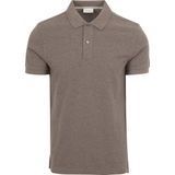 Profuomo - Piqué Poloshirt Taupe - Modern-fit - Heren Poloshirt Maat XXL