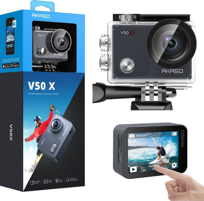 Akaso V50X - Action Camera - Waterdicht - 4K