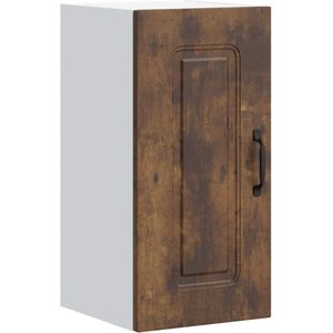 vidaXL - Keukenwandkast - Kalmar - bewerkt - hout - gerookt - eikenkleurig