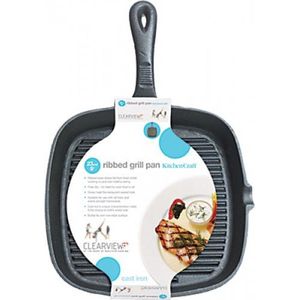 KitchenCraft Gietijzeren grillpan - 23cm - Kitchen Craft