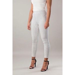 New Star dames trekking broek Rigi grijs/wit geruit - maat 31