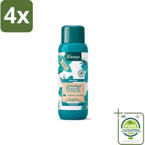 Kneipp - Badschuim - Goodbye Stress - Watermunt & Rozemarijn - 400 ml - Voordeelverpakking - 4 stuks - Badschuim - Ontspanning