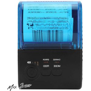 Mrs. Jones Thermoprinter bonprinter 58 mm Bluetooth 4.0 draadloze kwitantie-printer ESC/P0S/Star commandoprinter 90 mm/s USB seriële interface compatibel met iOS Android Windows Linux - hoge snelheid printkwaliteit .