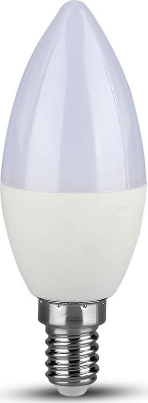 V-TAC - VT-268 - LED Lamp - Kaars - E14 Houder - Wit - 7W - 3000K