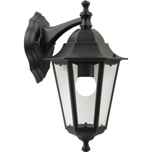 Nordlux Cardiff wandlamp - buitenwandlantaarn - 40 cm hoog - 27 cm diep - E27 - hangend - zwart