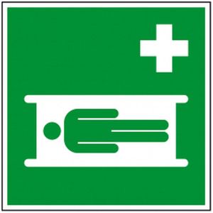 Brancard bord - kunststof - E013 100 x 100 mm