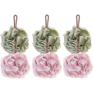 Exfoliërende Bad Douchespons - 6-Pack Loofahs voor Zachte Huidverzorging