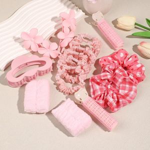 Spring/summer canard mouth blossom gripclip blossom gripclip achterkant van het hoofd disk clip half gesloten haarkaart, set 8