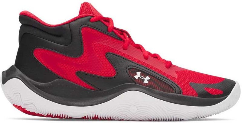 Under Armour - UA JET '25 - Sportschoenen - Rouge/Noir/Blanc - Unisex - 44 EU